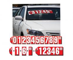9.5" Red Tag Price Stickers