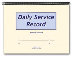 Service Department Book