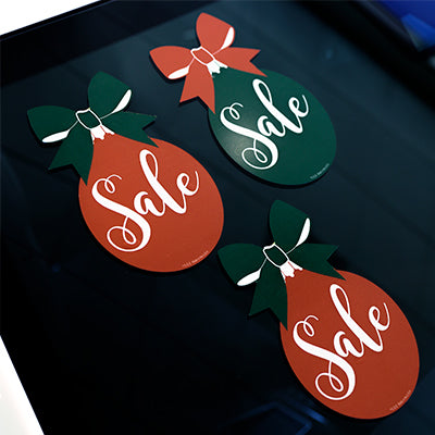 CHRISTMAS ORNAMENT DECALS