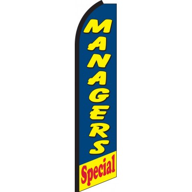 MANAGER'S SPECIAL Swooper Flag