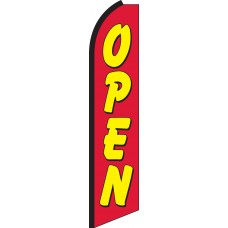 OPEN Swooper Flag
