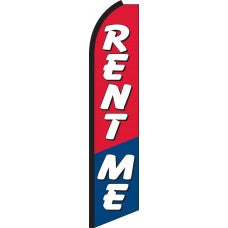 RENT ME Swooper Flag