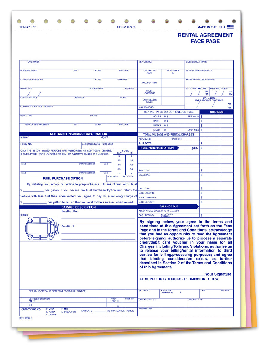 Service Loaner Agreement
