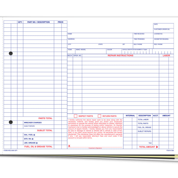 Repair Orders