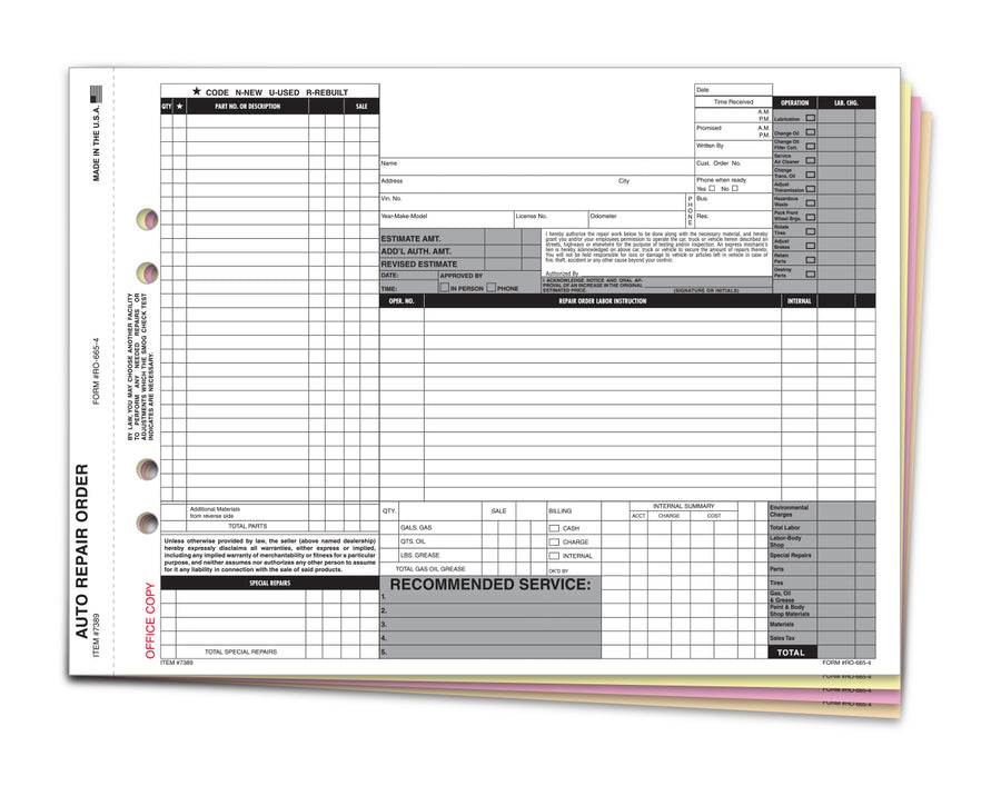 Repair Orders