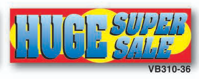 3'x10' & 3'x20'  DIGITALLY PRINTED VINYL BANNERS