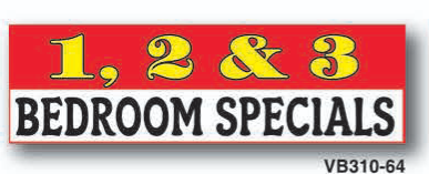 3'x10' & 3'x20'  DIGITALLY PRINTED VINYL BANNERS