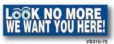 3'x10' & 3'x20'  DIGITALLY PRINTED VINYL BANNERS