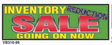 3'x10' & 3'x20'  DIGITALLY PRINTED VINYL BANNERS