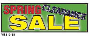 3'x10' & 3'x20'  DIGITALLY PRINTED VINYL BANNERS