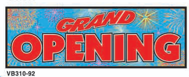 3'x10' & 3'x20'  DIGITALLY PRINTED VINYL BANNERS