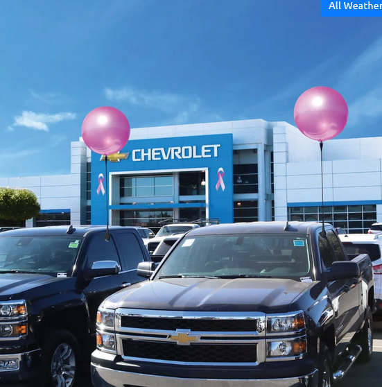 DURABALLOON ADJUSTABLE CAR WINDOW BALLOON KITS