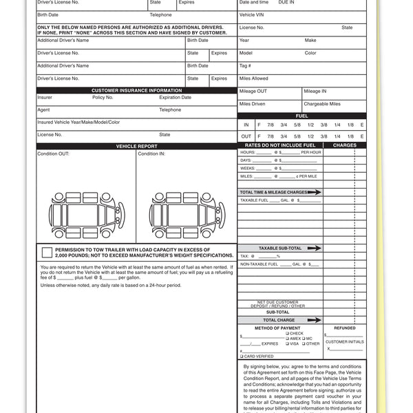 Service Loaner Agreement