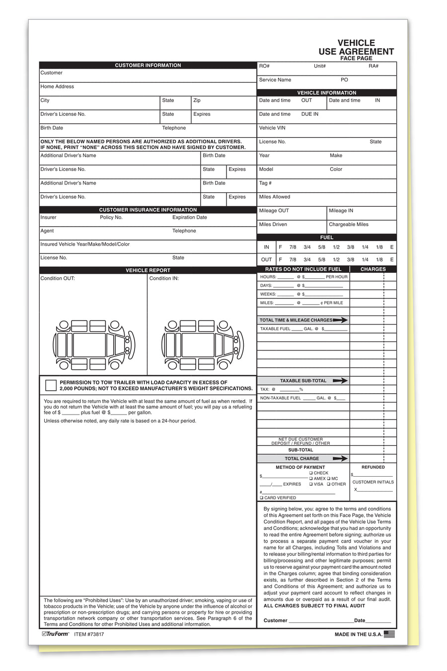 Service Loaner Agreement